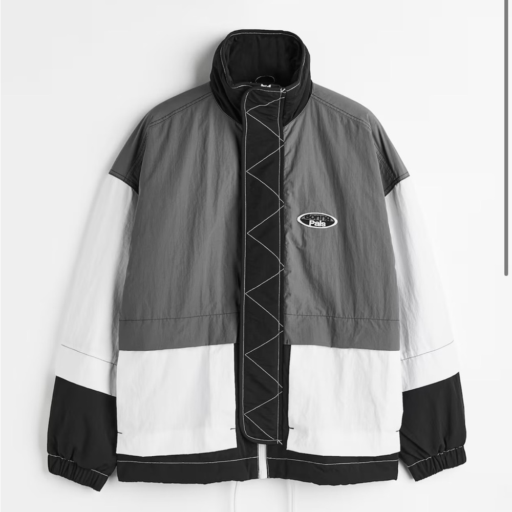 H&M Men’s Boring Pals Boxy Nylon Jacket